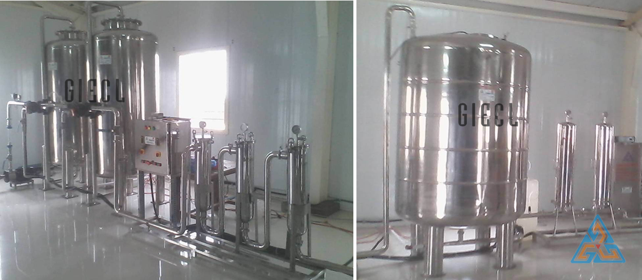 6000 LPH Natural Spring Water Filtration Plant